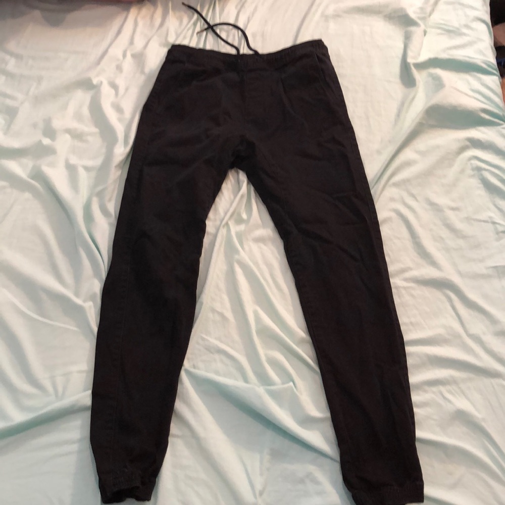Black joggers